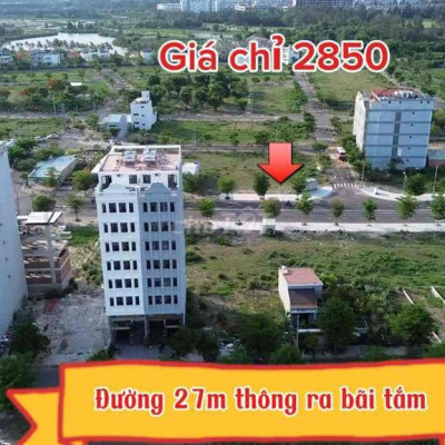 Đường 27m kdt green gần sông, cách bãi tắm 500m