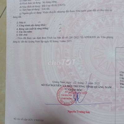 Bán lô đất 156m2 ngay chợ Lai Nghi, gần ngay trung tâm thị xã Điện Bàn