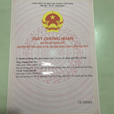 Còn rất ít lô đất thổ cư gần Hội An - Diện tích 150m2