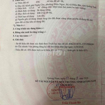 đất kiệt đất điện ngọc chính chủ