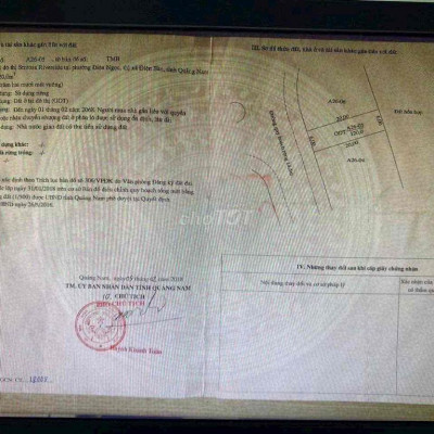 SỤP HẦM GIÁ ĐẦU TƯ LÔ ĐẤT BT SENTOSA SÁT SÔNG CỔ CÒ CÁCH HỘI AN 3,5km