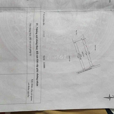 Cần Bán Lô Đất Điện Thọ - Điện Bàn  - Đường bê tông : 4m