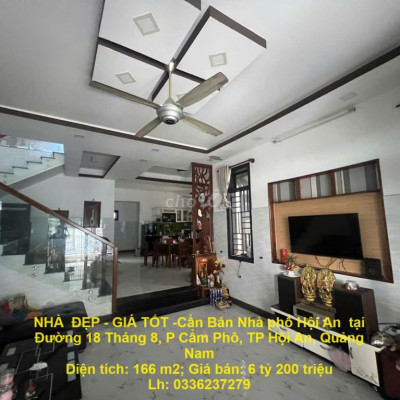 Nhà phố Hội An  tại  Đường 18 Tháng 8, P Cẩm Phô, TP Hội An, Quảng Nam