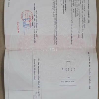 Đất mặt tiền đường 7,5m khu đô thị 2a