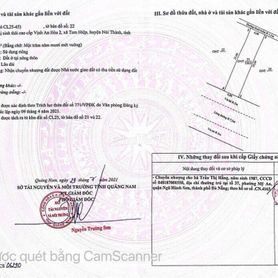 Lô đất tiềm năng khu đô thị Vịnh An Hoà