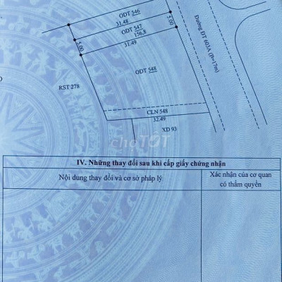 Bán đất mặt tiền đường 27m, sổ Hồng chính chủ