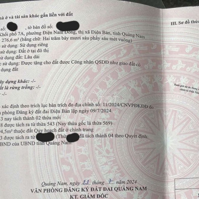 Bán nhanh lô đất mặt tiền, gần trường, chợ, giao thông thuận lợi