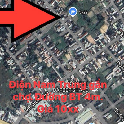 ĐƯỜNG BÊ TÔNG 4M SÁT CHỢ ĐIỆN NAM TRUNG