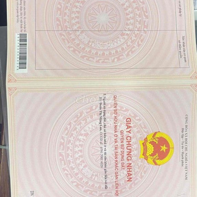 Bán đất mặt tiền đường Võ Như Hưng