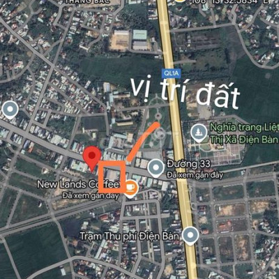 Bán cặp siêu phẩm đường 33 đoạn gần ngay quốc lộ 1A  Trạm Thu Phí