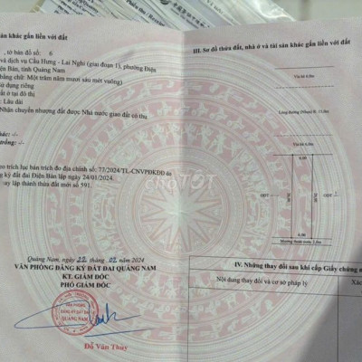 Chính Chủ Bán Đất Nền Chợ Lai Nghi Đường 27m Hướng TB 156m2 Giá 2,5 Tỷ