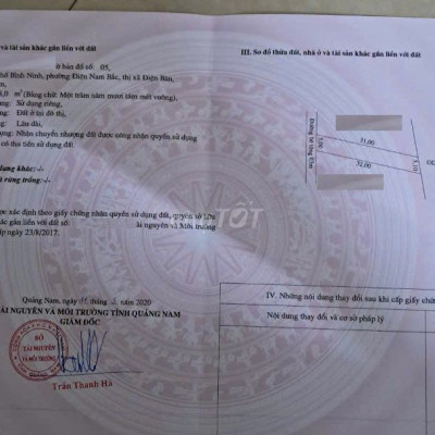 Bán lô đất 158m2 đường bê tông 3m Trần Hữu Độ gần khu công nghiệp