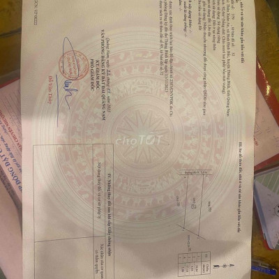 đất thổ cư kiệt bê tông 4m .dt 94m.xã bình định bắc.huyện thăng bình