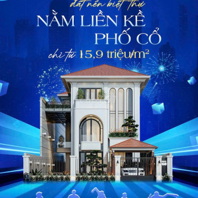 Bán đất nền dự án tại phố cổ Hội An + 126m2 + The Mansion Hội An