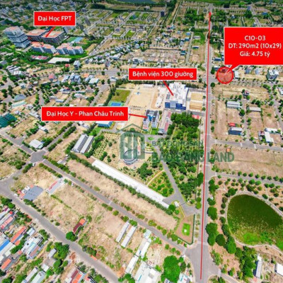 Đường 27m trước bệnh viện PCT, giá 2.95 tỷ - 171m2