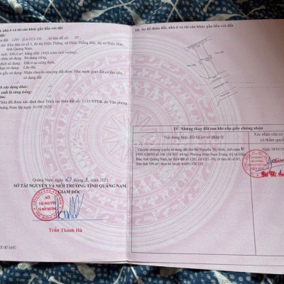 Bán đất sẵn sổ đường 7m5 mặt tiền QL1A ngay trạm thu phí Điện Bàn