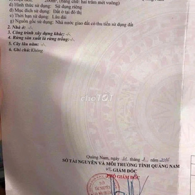 ĐẤT ĐẸP TẠI Ông Ích Đường, Phường Cẩm An, Thành phố Hội An, Quảng Nam