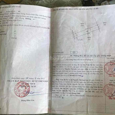 CHỦ CẦN TIỀN BÁN LÔ ĐIỆN NAM TRUNG GẦN ĐG CHÍNH C8