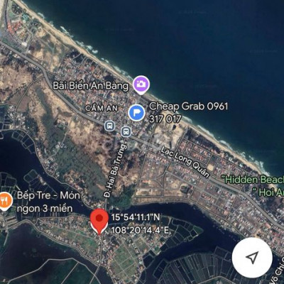 Bán đất đường Đồng Khởi sát Hai Bà Trưng Hội An, S:147,6 m2 (ngang 9m)