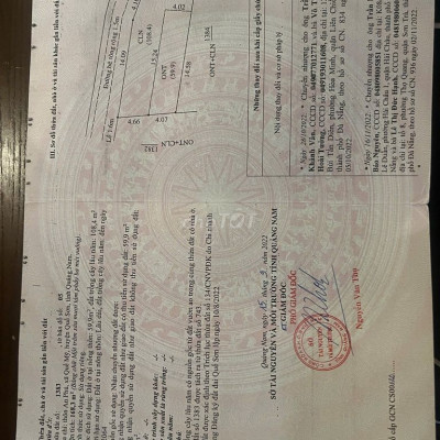 BÁN LÔ QUẾ SƠN - QUẢNG NAM 2 MẶT TIỀN - 168M2 GIÁ 275 TRIỆU GIÁ RẺ 275