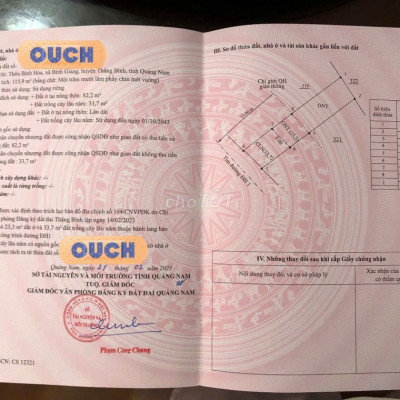 2 Lô Liền Kề - Đất sổ đỏ 83m2  - Mặt Tiền Đường nhựa liên xã BìnhGiang