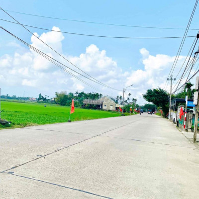 Mặt tiền ngang 11m view lúa cực chill sát chuỗi resort Nam Hội An/SHR