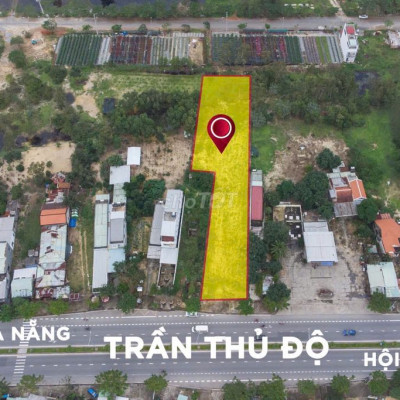 BÁN LÔ ĐẤT MẶT TIỀN ĐƯỜNG TRẦN THỦ ĐỘ – SÁT TP. HỘI AN – GIÁ TỐT