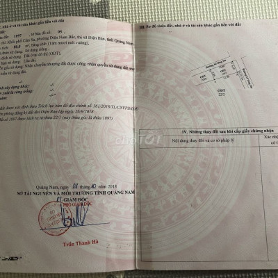 Bán đất lô góc 2 mặt đường bê tông 3m phường Điện Nam Bắc