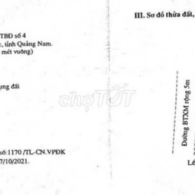 Bán lô đất vip thuộc khu phố chợ Đại Cường, Đại Lộc