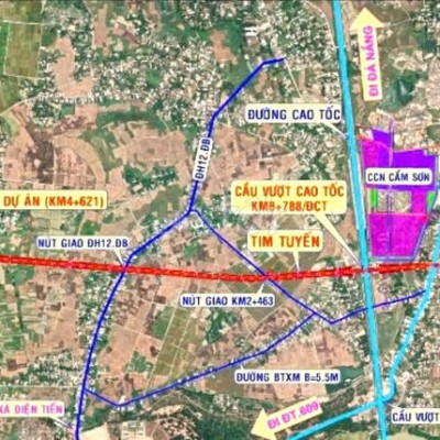 Đất mặt tiền Vành Đai Bắc Quảng Nam – 180m2 đường Dũng Sĩ Điện ngọc