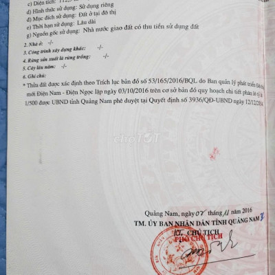 BÁN ĐẤT SỔ ĐỎ 112,5M VUÔNG