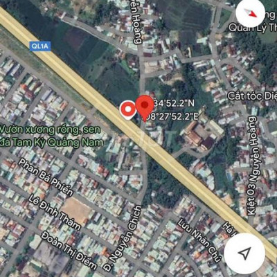 bán đất kiệt 6m nguyễn hoàng, sát bến xe tam kỳ