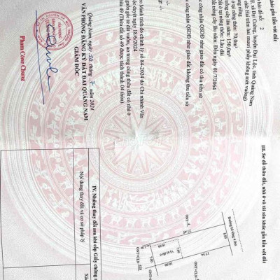 cần bán 2 lô đại cường bê tông 4m thông thoáng ko cấn cớ gì