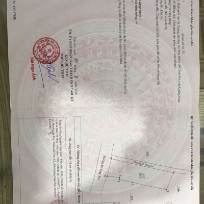 Cần bán lô 2 mặt tiền  khối phố an hà trung 1 tỷ 250