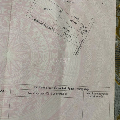 Bán đất DT 6x22m khối An Bang, đường Hùng Vương, Thanh Hà