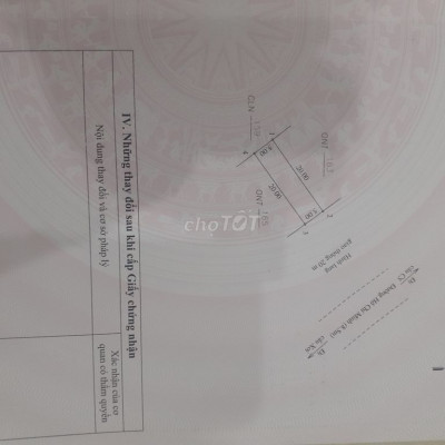 Chính chủ cần bán 4 lô liền kề mặt tiền đường Hồ Chí Minh