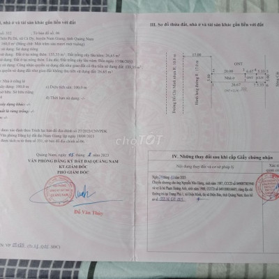 Đất mặt tiền đường Hồ Chí Minh