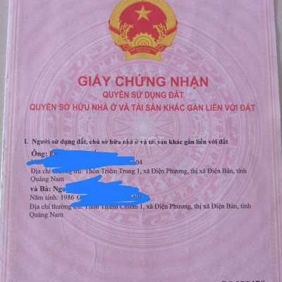 Chính chủ cần bán lỗ lô đất tâm huyết