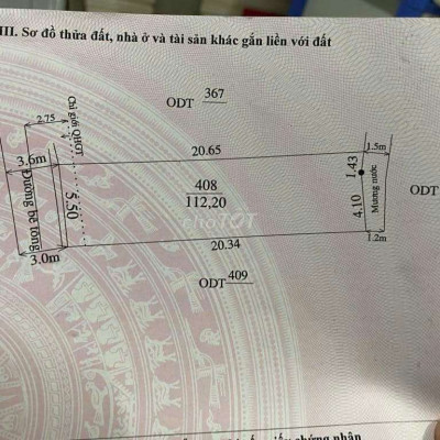 Bán đất xuyên đông tt nam phước