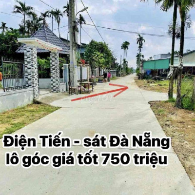 lô góc trục chính Điện Tiến sát Đà Nẵng 750 triệu