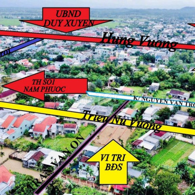 Lô góc ngã 4 Triệu Nữ Vương - Trần Văn Ơn - Nam Phước Duy Xuyên