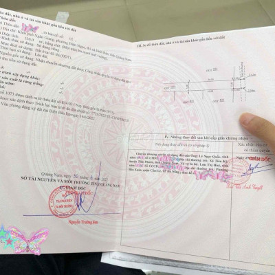 Chính chủ bán đất 130m2 đường bê tông sau lưng trường TH Lê Hồng Phong