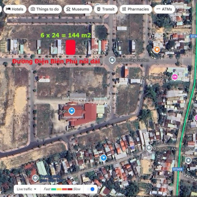 Khu phố chợ Lai Nghi (có sổ): Bán lô đất đường Điện Biên Phủ nối dài