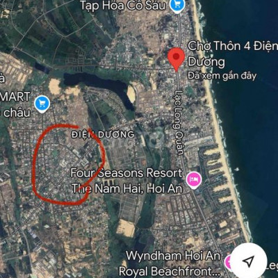 Cần bán Đất khu phố chợ Điện dương