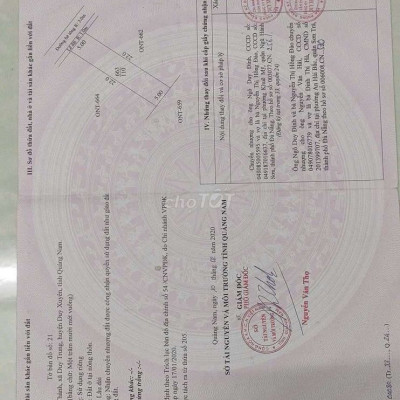 Đã có sổ đỏ chính chủ 180m , cần tiền bán gấp