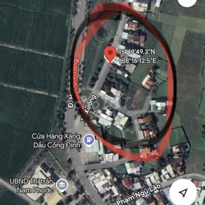 Bán đất đường Tú Xương Nam Phước Đối Diện công viên giá rẻ