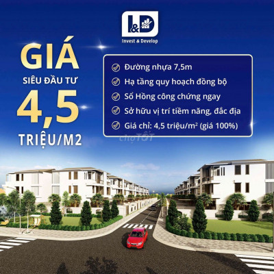 Đất KCN giá chỉ 4.5tr/m quá rẻ để đầu tư