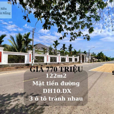 Mặt tiền đường nhựa 13m5 giá chỉ 770 triệu tại Duy Xuyên