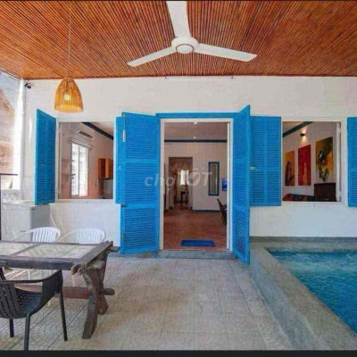 Bán nhà cẩm châu sẵn hồ bơi ngang 7m đường oto cho thuê dòng tiền đều