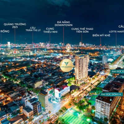 THE VISTA - 2PN 76/m2 - 40A Xô Viết Nghệ Tĩnh, Hải Châu, Đà Nẵng.